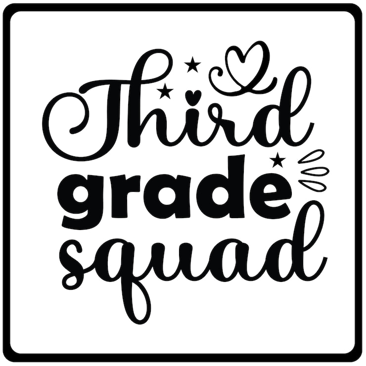 Vector grado negro svg de vuelta a la escuela diseño de camiseta