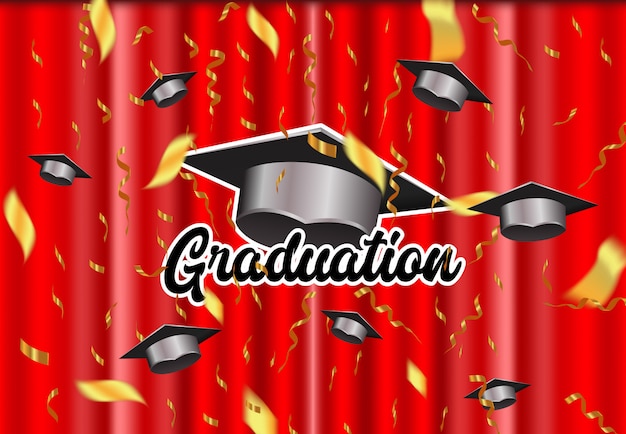 Vector graduación elegante de fondo