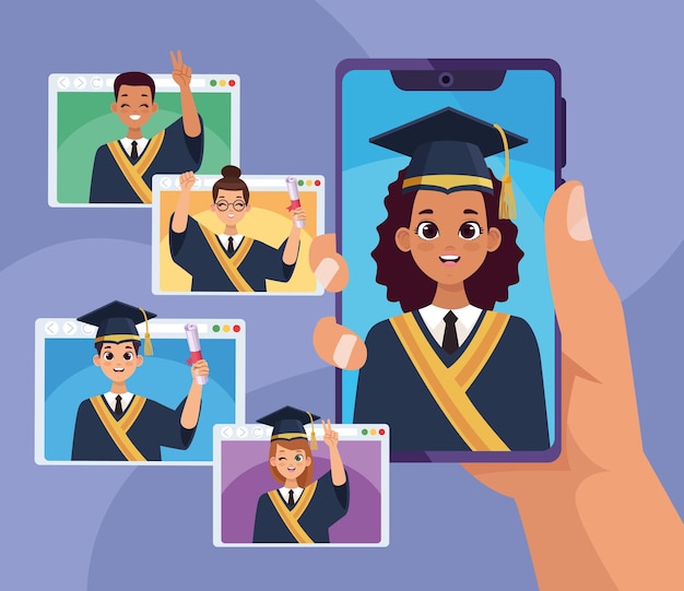 Graduados en smartphone y páginas web
