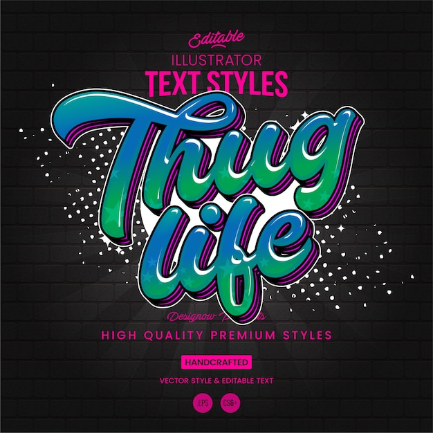 Graffiti Text Style