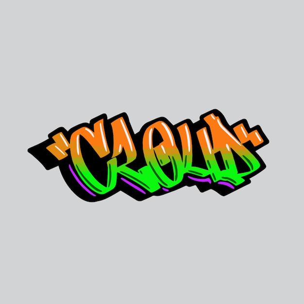 graffiti vector etiquetado letra palabra texto arte callejero mural