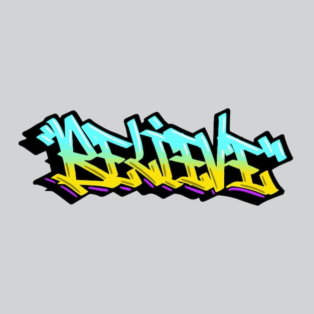 graffiti vector etiquetado letra palabra texto arte callejero mural