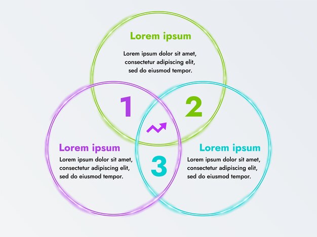 Vector gráfico 3 de la infografía empresarial