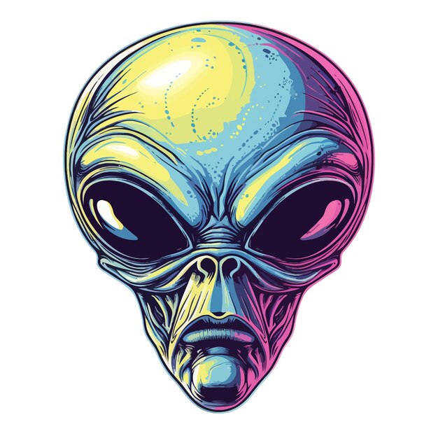 Vector gráfico alienígena