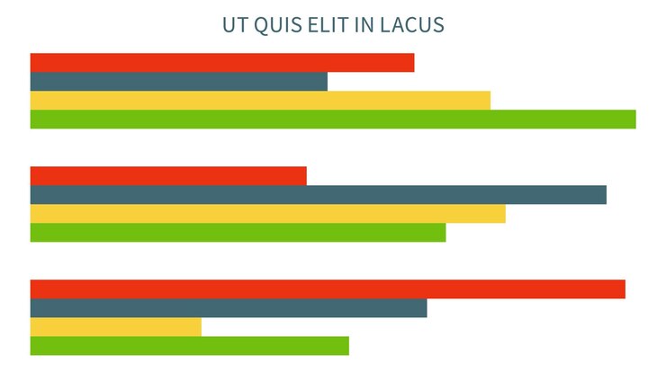 Vector gráfico de barras de color elemento de datos del informe empresarial