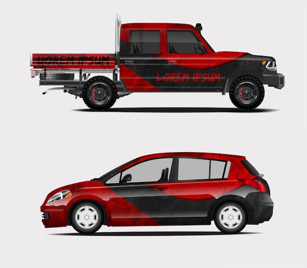 gráfico de calcomanías de automóviles deportivos para modelos de plantillas de vehículos