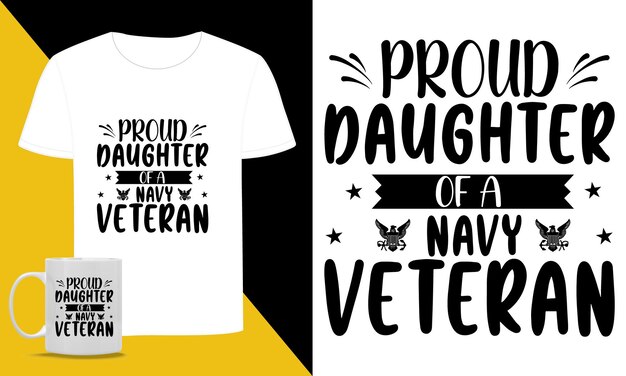 Gráfico de camiseta Svg tipográfico veterano estadounidense
