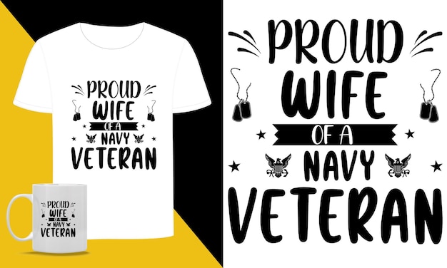 Gráfico de camiseta Svg tipográfico veterano estadounidense