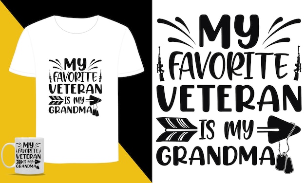 Gráfico de camiseta Svg tipográfico veterano estadounidense