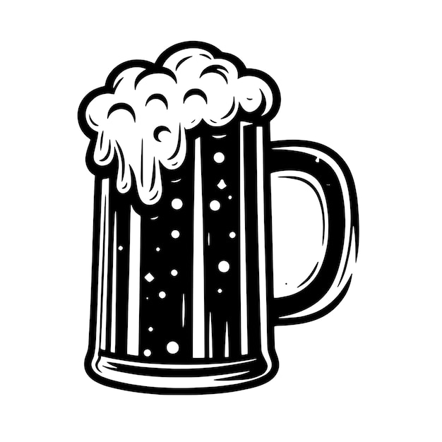 Gráfico de clipart vectorial de cerveza Svg