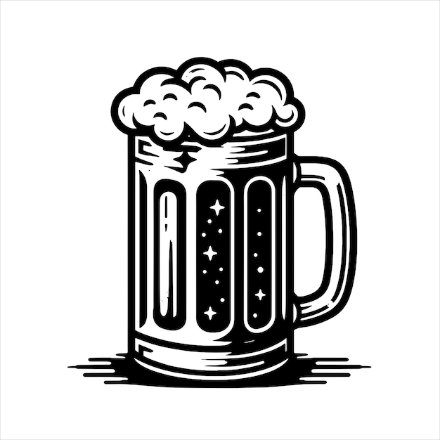 Gráfico de clipart vectorial de cerveza Svg