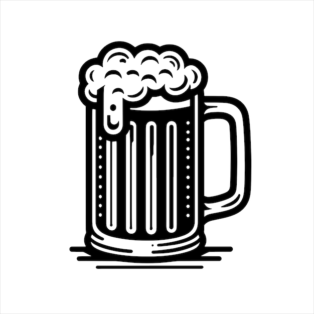Gráfico de clipart vectorial de cerveza Svg