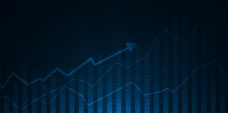 Vector gráfico de comercio de inversión bursátil en concepto gráfico adecuado.