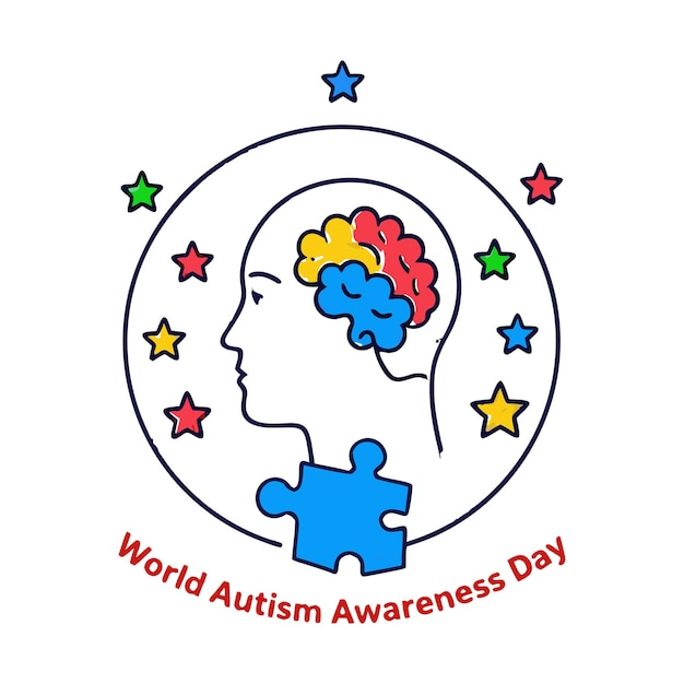 Gráfico conmemorativo del Día Mundial de la Concienciación sobre el Autismo