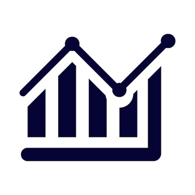 gráfico de crecimiento del negocio gráfico gráfico icono gráfico