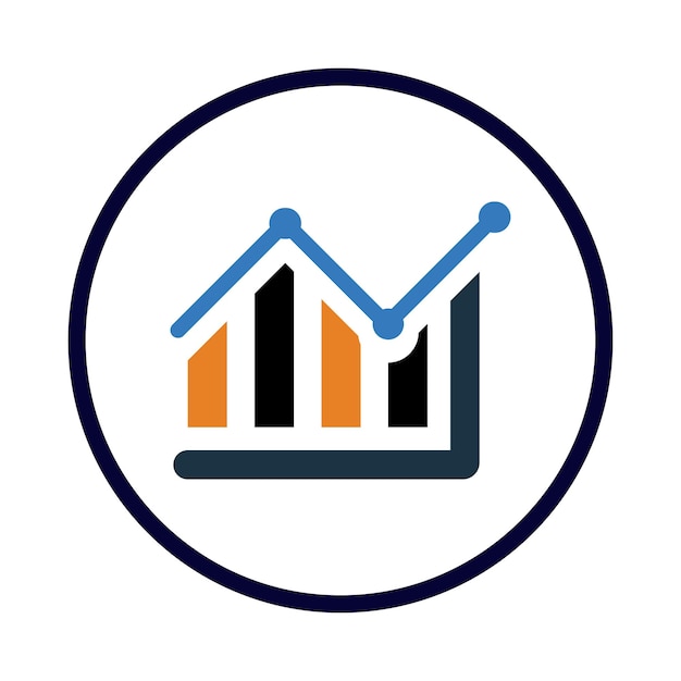 gráfico de crecimiento del negocio gráfico gráfico icono gráfico
