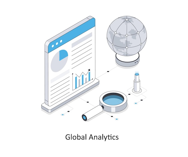 un gráfico de un cuadro de datos globales con un fondo azul y blanco