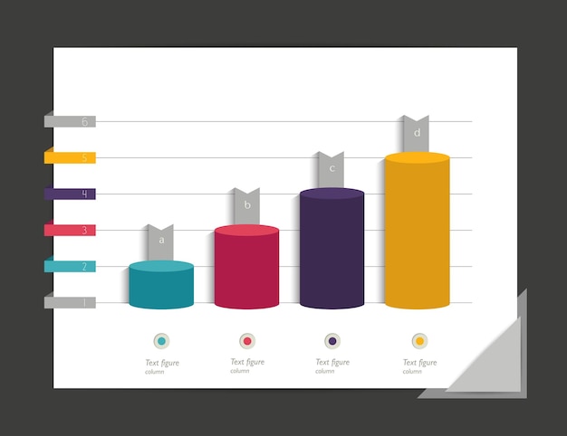 Gráfico, cuadro. elementos infográficos.