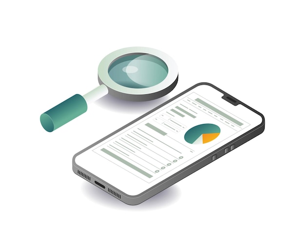 Gráfico de datos de análisis del desarrollo empresarial
