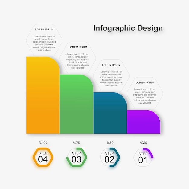 Gráfico de diseño infográfico