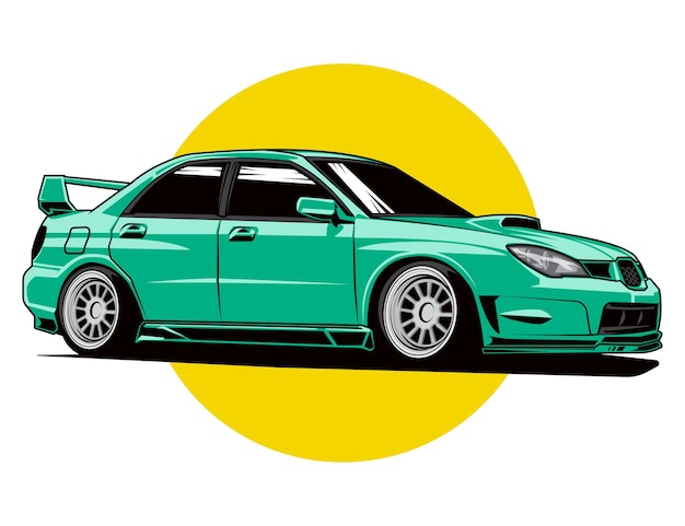 Vector gráfico de diseño de vector de ilustración de vehículo de coche automotriz