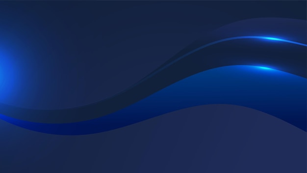 Gráfico de efecto de iluminación de ilustración de vector de fondo azul para infografía de diseño de tablero de mensajes y texto