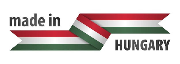 Gráfico y etiqueta "Made in Hungary"