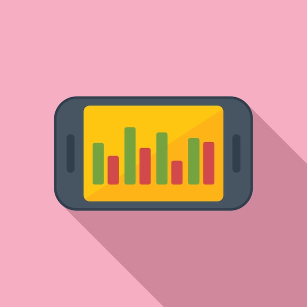 Gráfico gráfico icono vector plano Empresarios Seo digital
