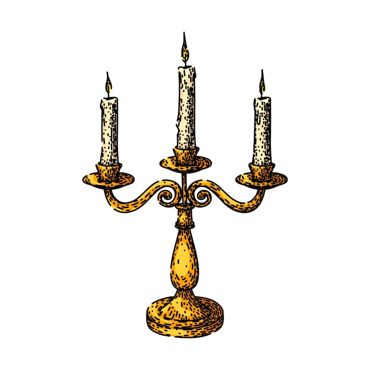 Vector gráfico de ilustración dibujado a mano de velas de forex gráfico de análisis de datos de mercado dibujo de vector de velas de forex ilustración de color aislada