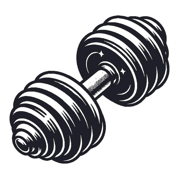 Gráfico de manijas perfectas para logotipos y camisetas de gimnasio