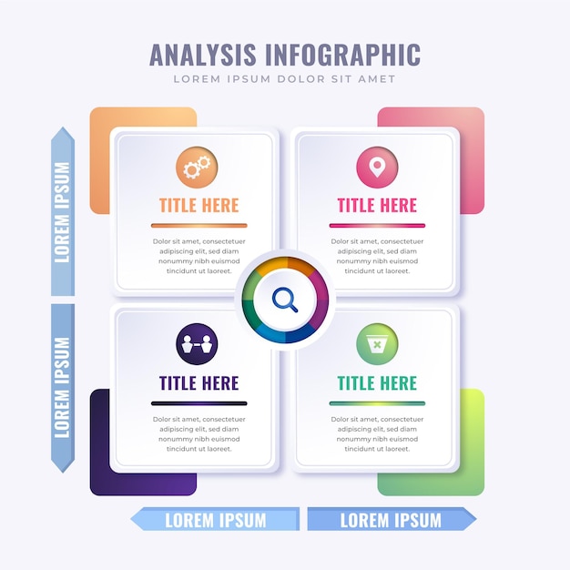 Vector gráfico matricial infográfico