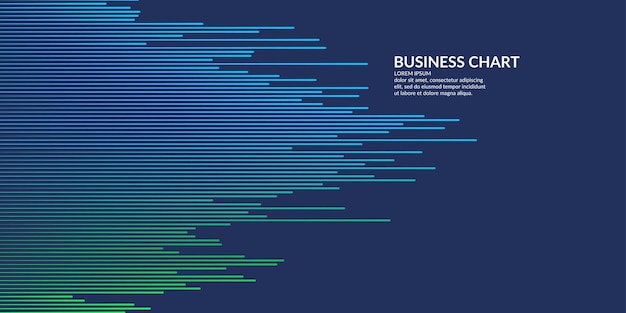 Gráfico de negocio sobre un fondo blanco Analistas de gráfico de crecimiento y caída de beneficios