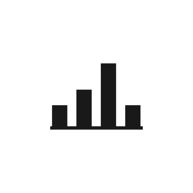 un gráfico negro con un gráfico en él