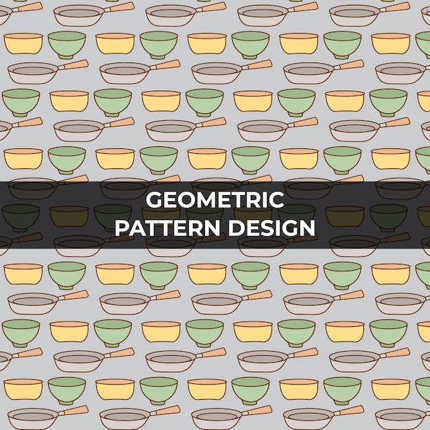 Un gráfico de un patrón con el título diseño de patrones geométricos.