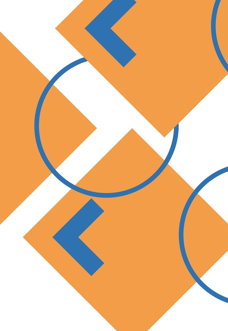 un gráfico de un signo azul y naranja con la letra e en él