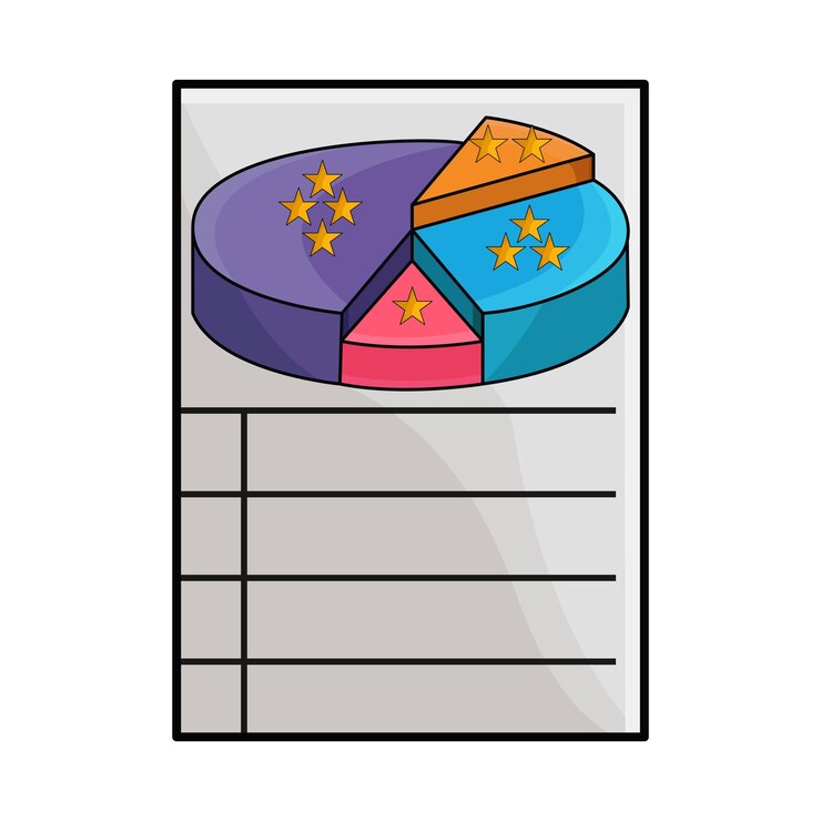 Vector gráfico de la torta