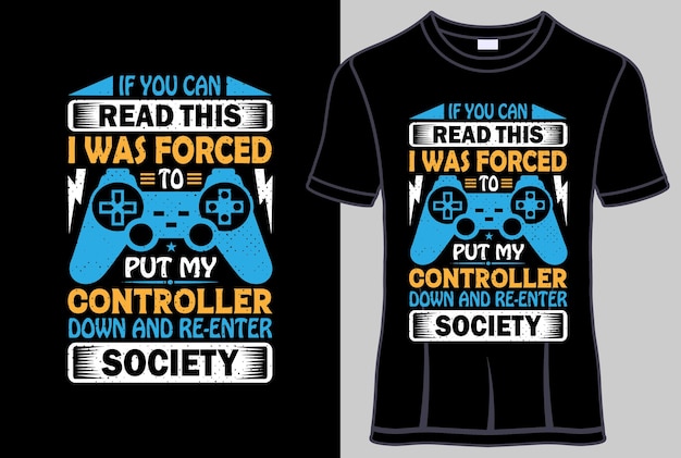 gráfico de vector editable de camiseta de tipografía