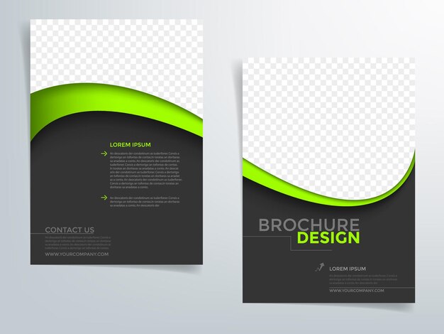 Gráfico de vector de folleto comercial de volante de encabezado con espacio para diseño de texto y mensaje