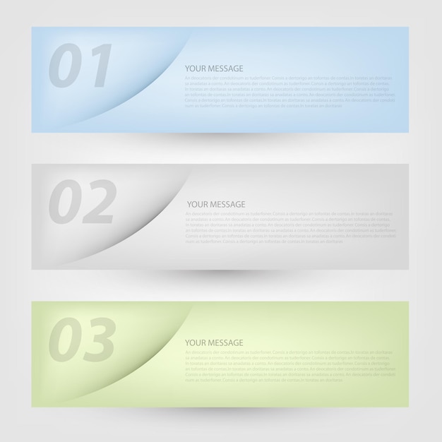 Gráfico de vector de folleto comercial de volante de encabezado con espacio para diseño de texto y mensaje