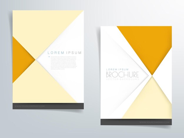 Gráfico de vector de folleto comercial de volante de encabezado con espacio para diseño de texto y mensaje
