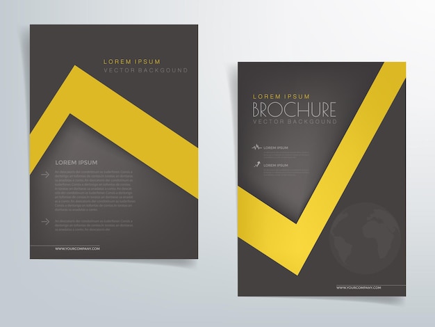 Gráfico de vector de folleto comercial de volante de encabezado con espacio para diseño de texto y mensaje