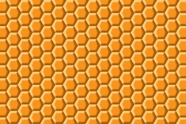 Gráfico de vector de fondo de colmena de abeja