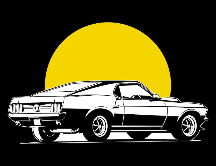 Vector gráfico de vector de ilustración del concepto de diseño de coche de vehículo