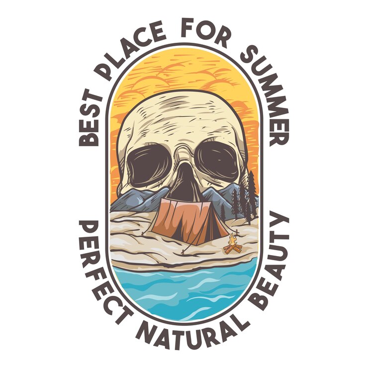 Gráfico de vector de ilustración de montaña de diseño de camiseta de aventura al aire libre para camiseta y otros usos
