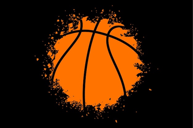 Vector gráfico vectorial de baloncesto