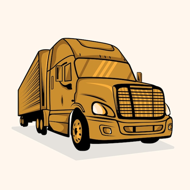 Gráfico vectorial de camión