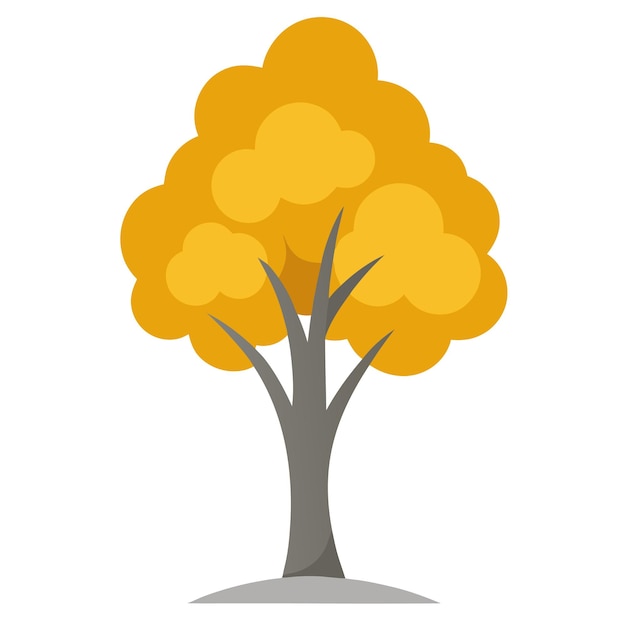 Gráfico vectorial de colores del árbol de Aspen