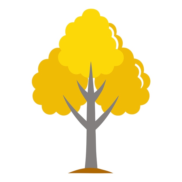 Gráfico vectorial de colores del árbol de Aspen