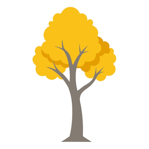 Gráfico vectorial de colores del árbol de Aspen