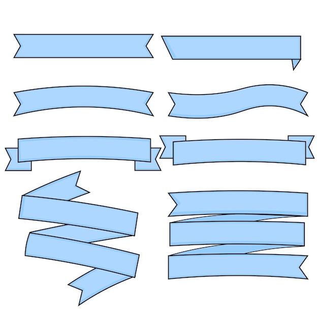 Vector gráfico vectorial de elementos teks banner personalizado